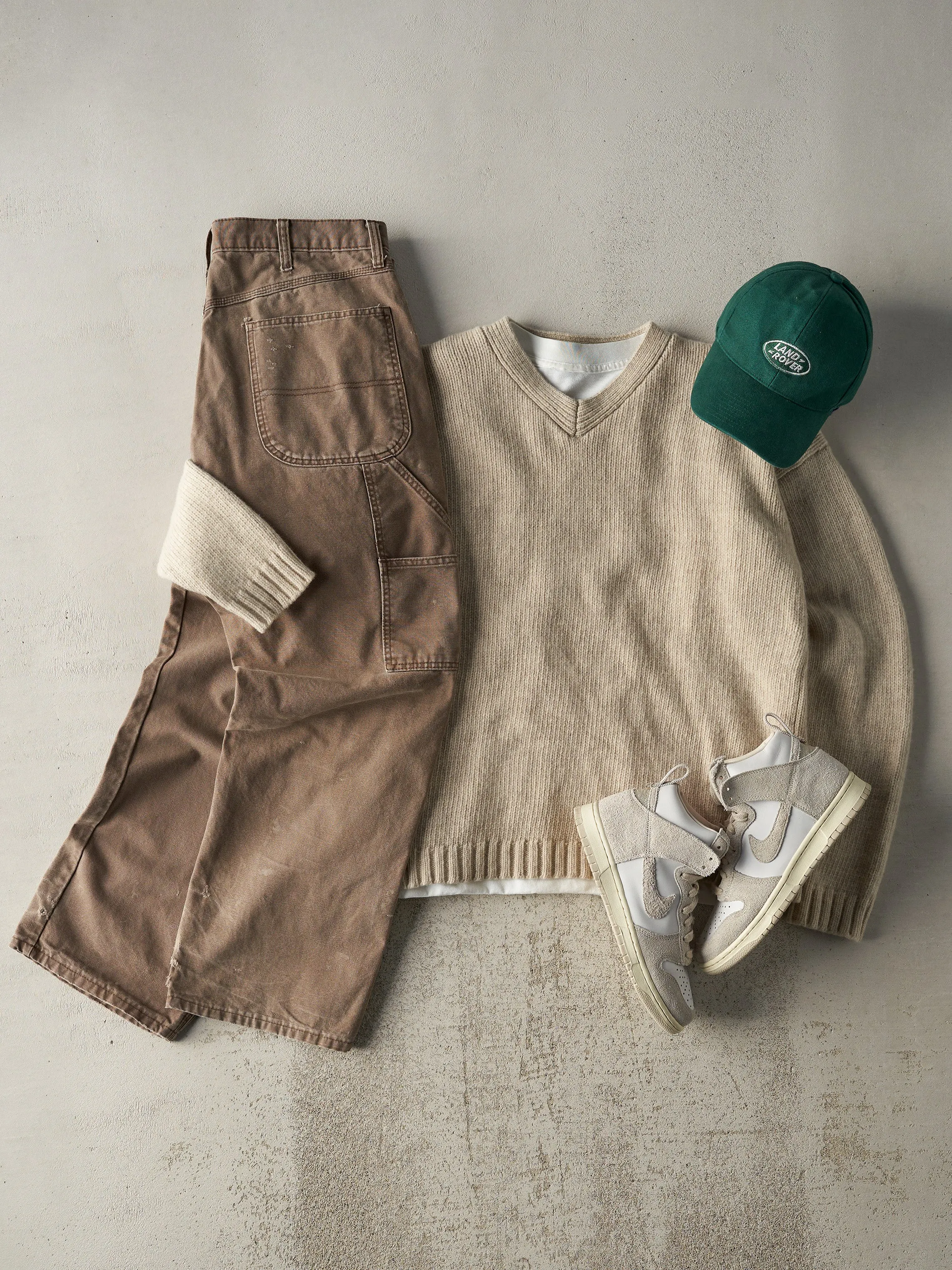 Vintage 90s Brown Rustler Carpenter Pants (35x29) sold by Rebalance Vintage product image thumbnail 2