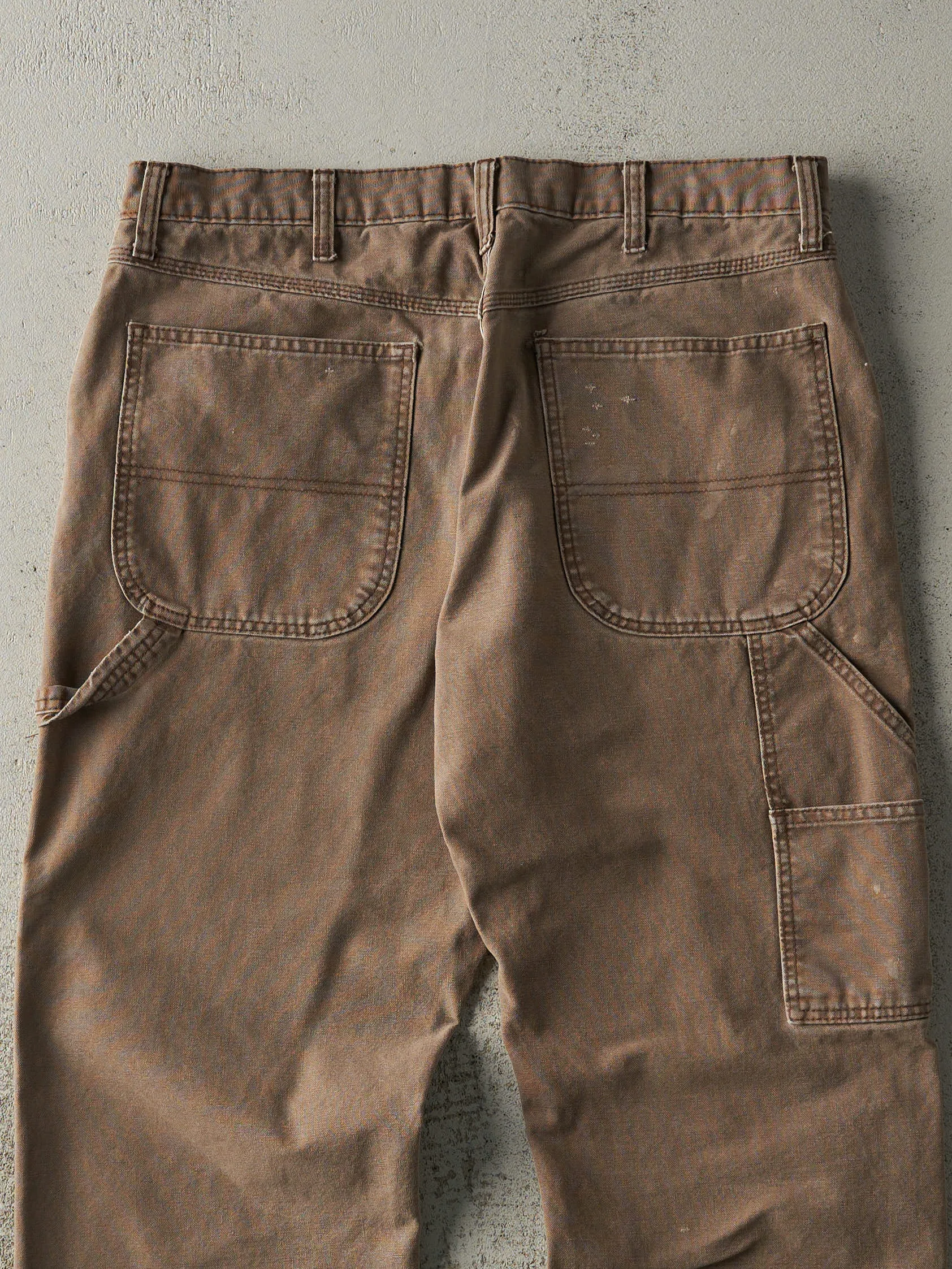 Vintage 90s Brown Rustler Carpenter Pants (35x29) sold by Rebalance Vintage product image thumbnail 5