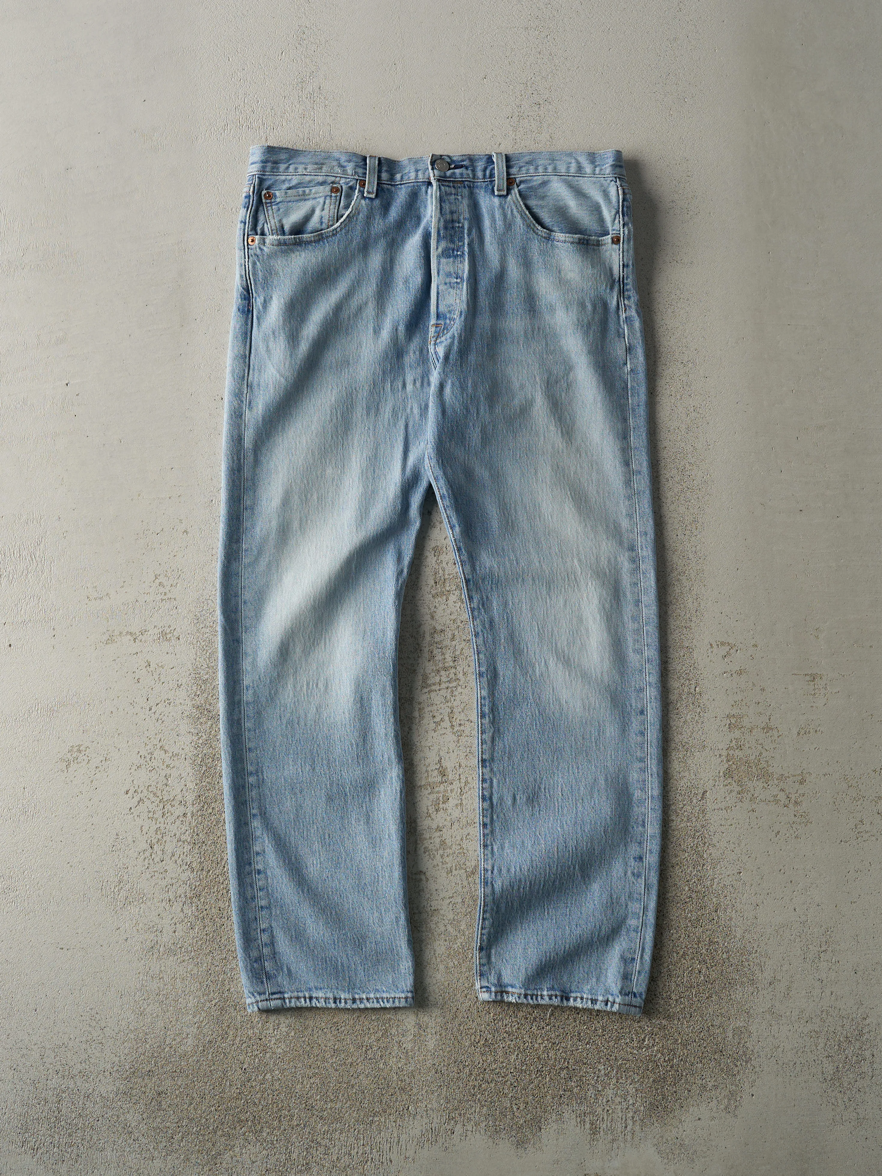 Vintage Y2K Light Wash Levi's 501 Jeans (35.5x29.5) sold by Rebalance Vintage