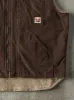 Vintage 90s Brown Work King Sherpa Lined Work Vest (XL) sold by Rebalance Vintage