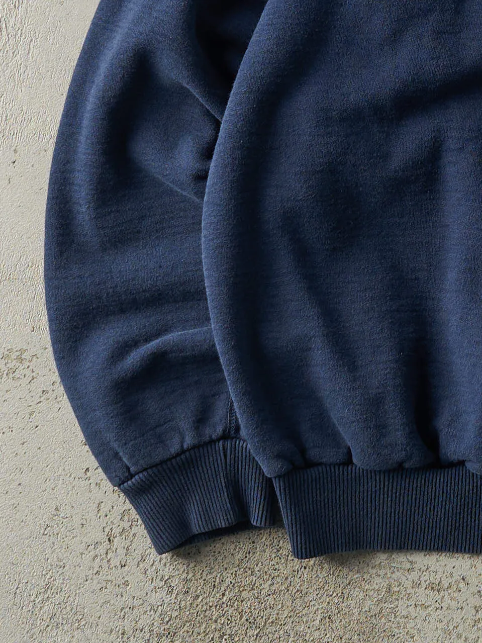 Vintage 90s Navy Blue Non-Fiction Blank Crewneck (XXXL) sold by Rebalance Vintage product image thumbnail 3