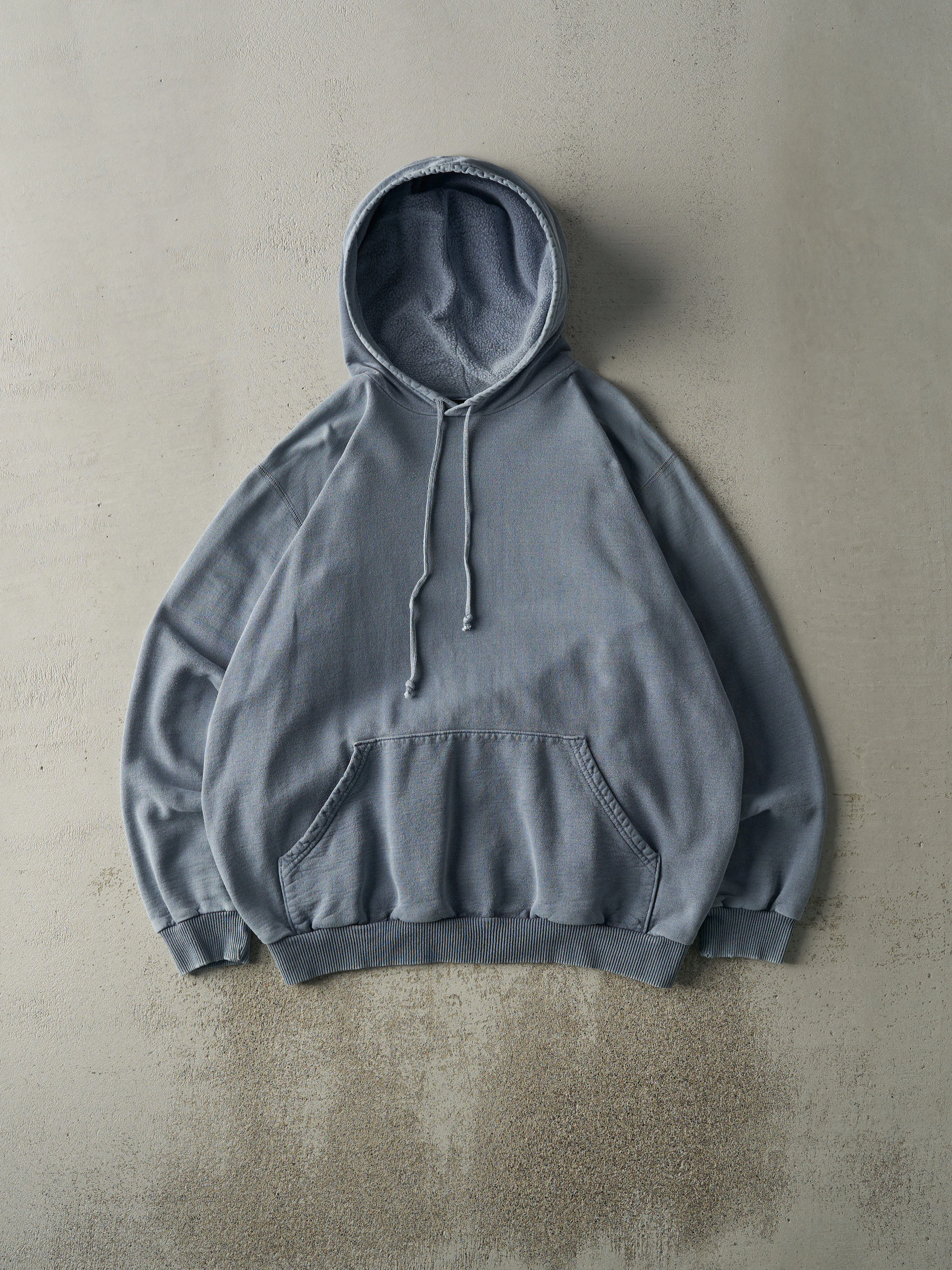 Vintage 90s Washed Blue Wind River Hoodie (M/L) sold by Rebalance Vintage