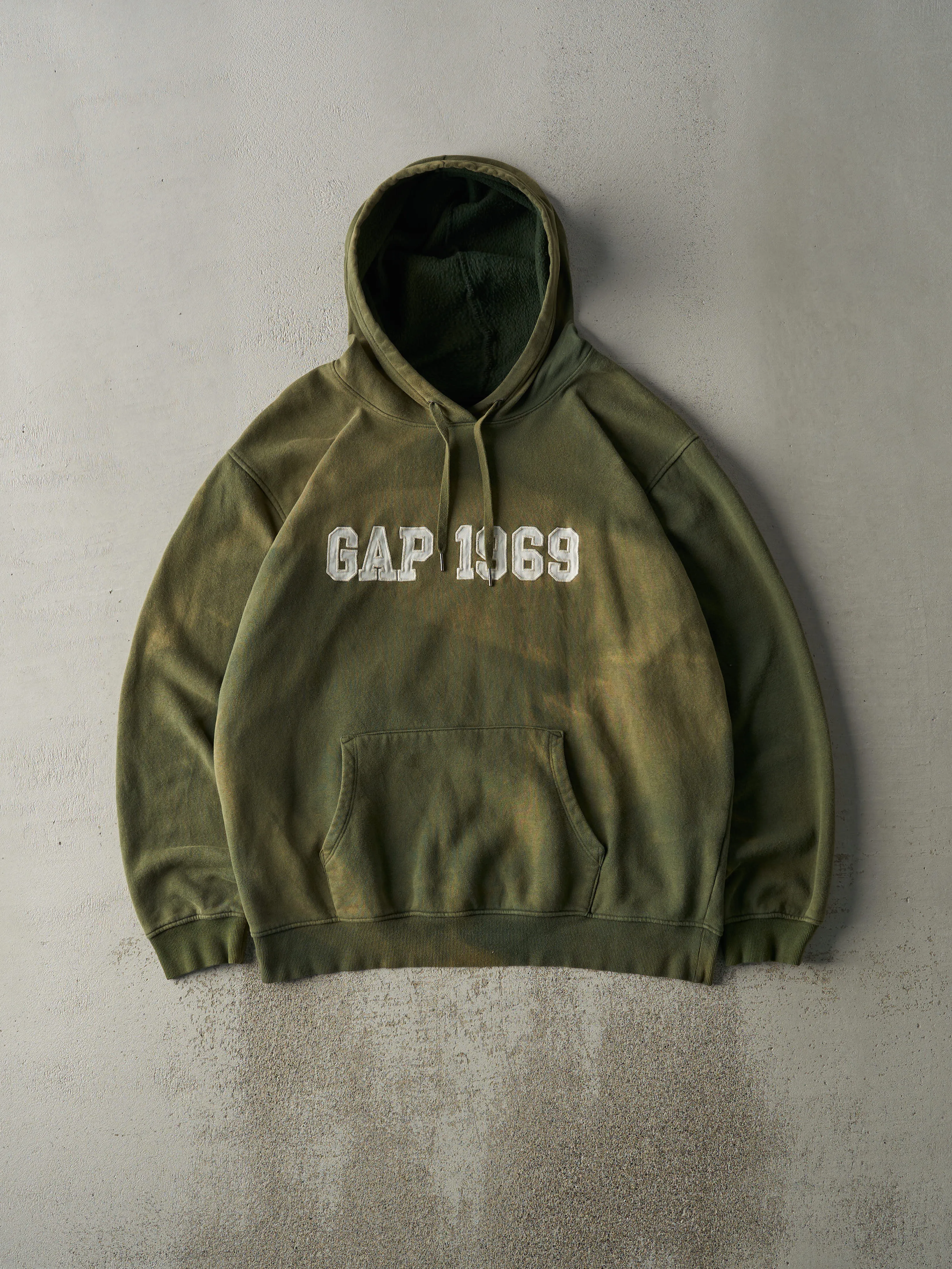Vintage Y2K Sun Faded Green Gap Hoodie (XXL) sold by Rebalance Vintage