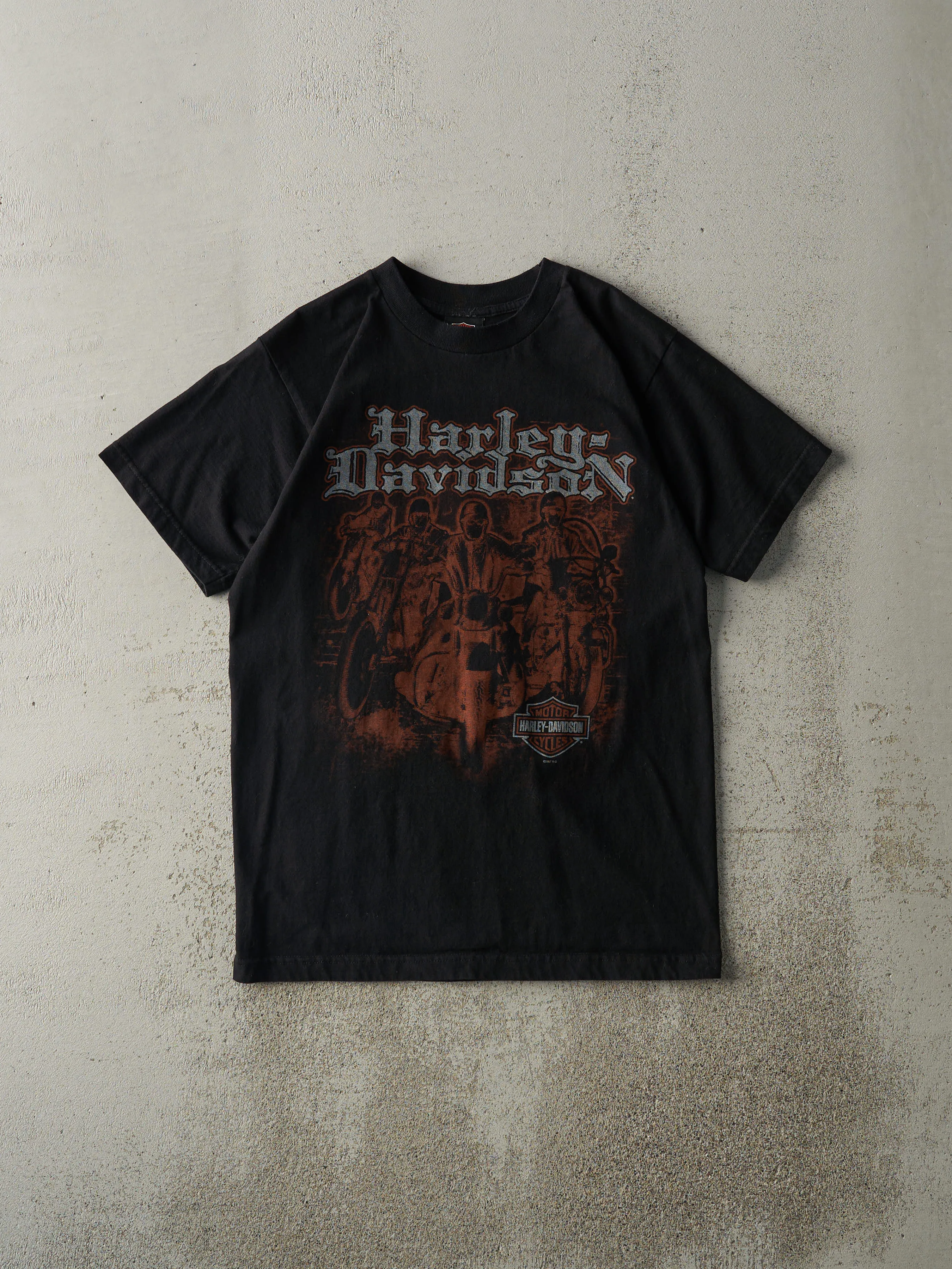 Vintage 07' Black Hico West Virginia Harley Davidson Tee (S/M) sold by Rebalance Vintage