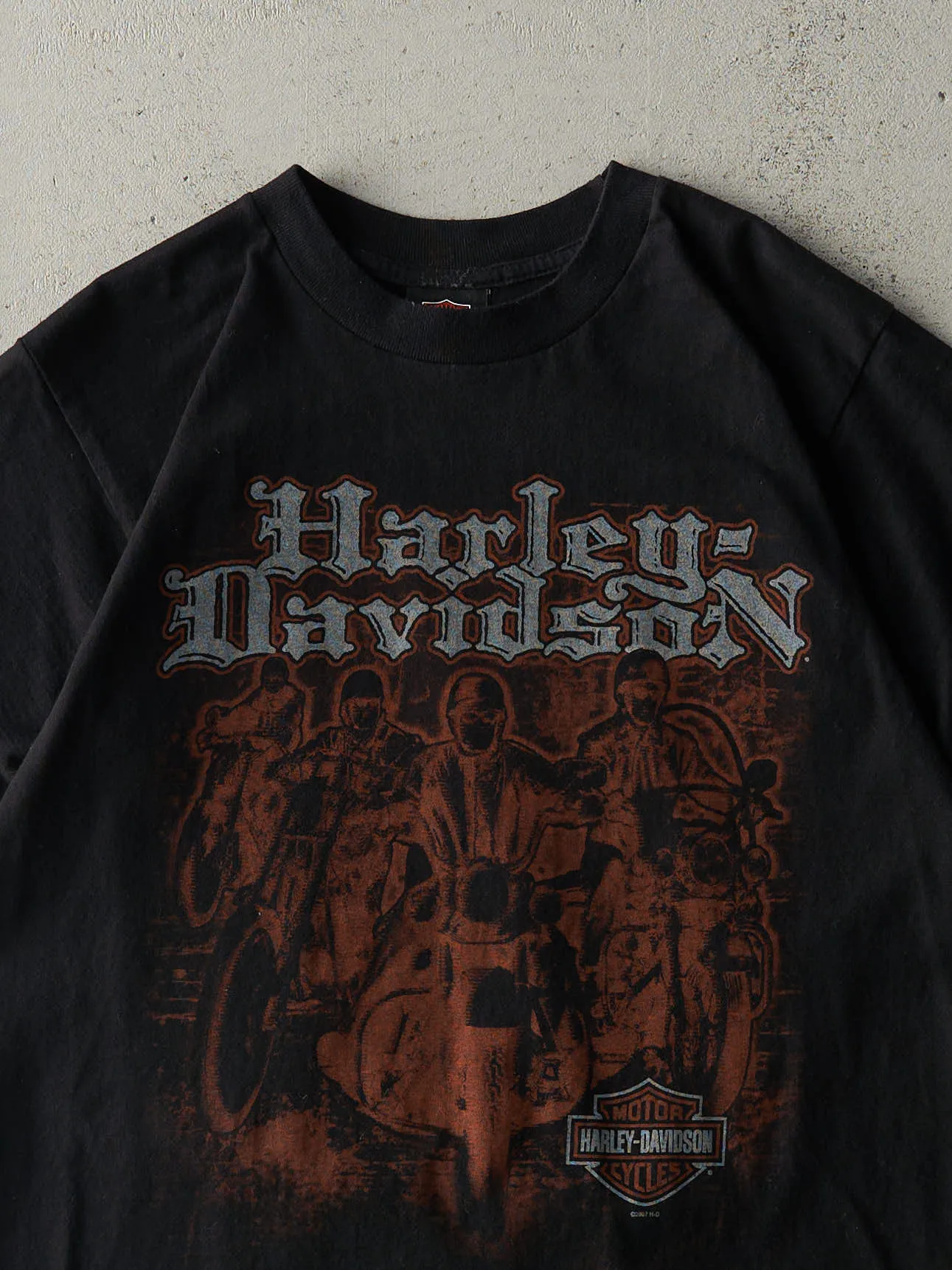 Vintage 07' Black Hico West Virginia Harley Davidson Tee (S/M) sold by Rebalance Vintage product image thumbnail 3