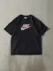 Vintage Y2K Black Nike Logo Tee (M) sold by Rebalance Vintage