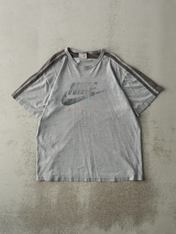 Vintage Y2K Grey Nike Air Logo Tee (M) sold by Rebalance Vintage
