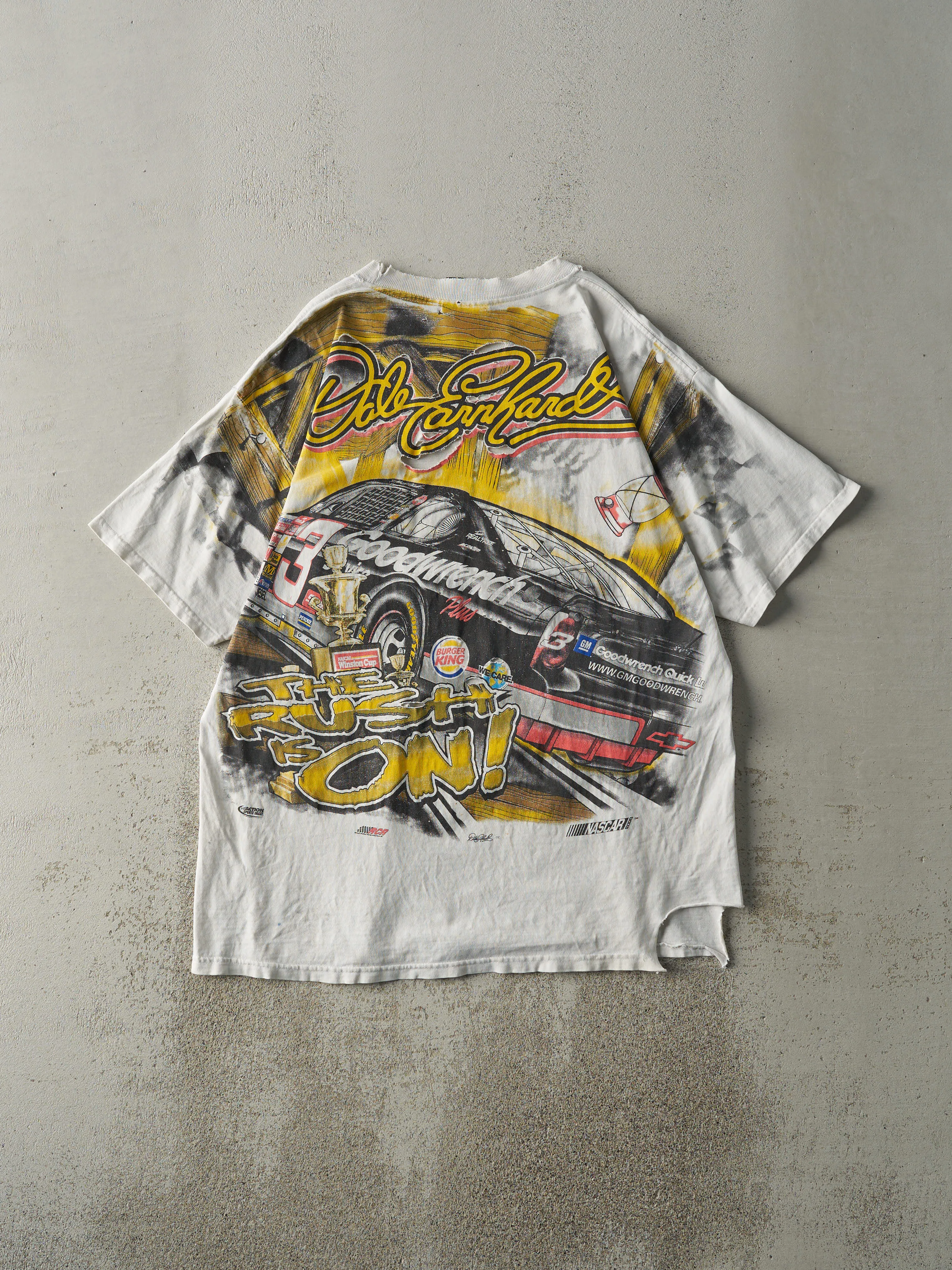 Vintage 00' White Dale Earnhardt Nascar Racing Tee (L) sold by Rebalance Vintage product image thumbnail 2