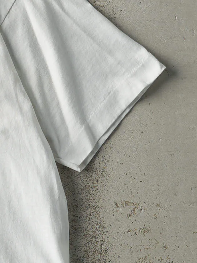 Vintage 90s White Chicago Bulls Single Stitch Tee (S/M) sold by Rebalance Vintage product image thumbnail 3