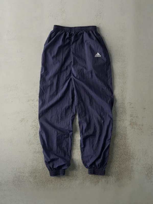 Vintage 90s Navy Blue Embroidered Logo Adidas Track Pants (25x29.5) sold by Rebalance Vintage