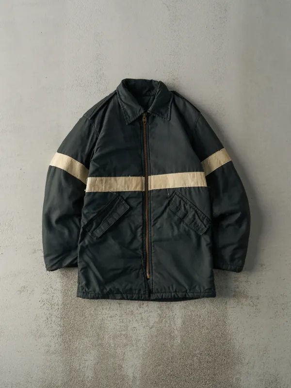 Vintage 70s Green Reflective Lined Workwear Jacket (XS/S) sold by Rebalance Vintage