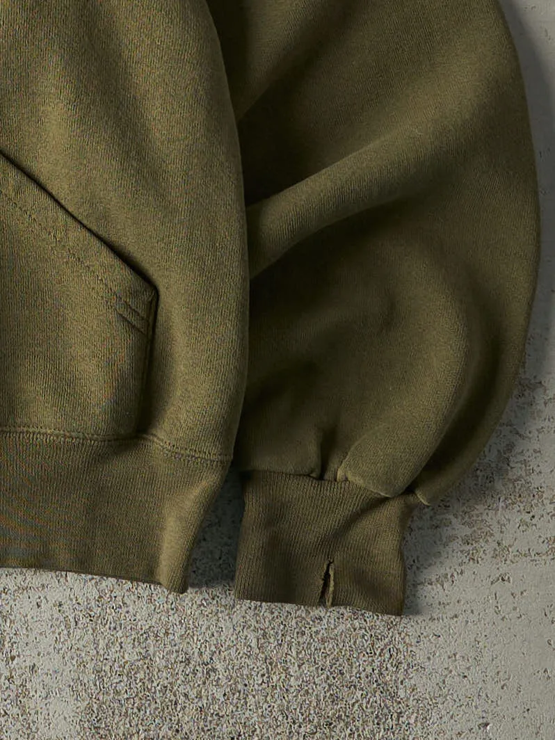 Vintage 90s Army Green USMC Hoodie (S) sold by Rebalance Vintage product image thumbnail 3