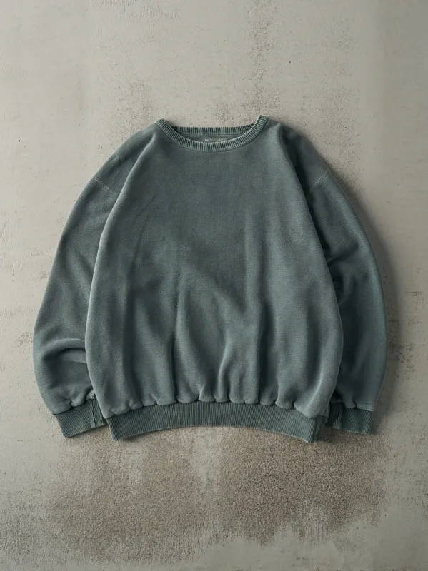 Vintage Y2K Washed Green Wind River Crewneck (L/XL) sold by Rebalance Vintage