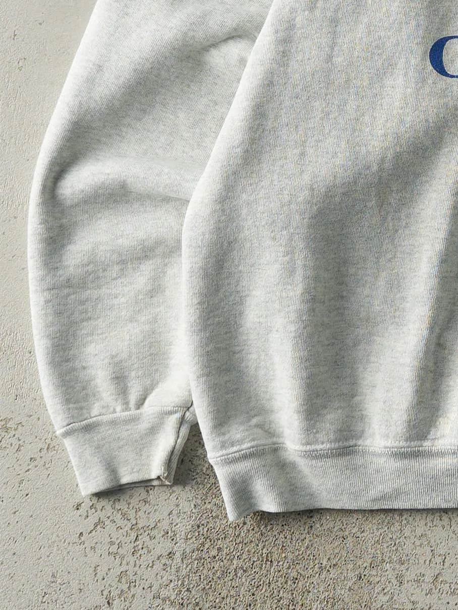 Vintage 90s Heather Grey De La Salle Cheerleading Crewneck (L) sold by Rebalance Vintage product image thumbnail 3