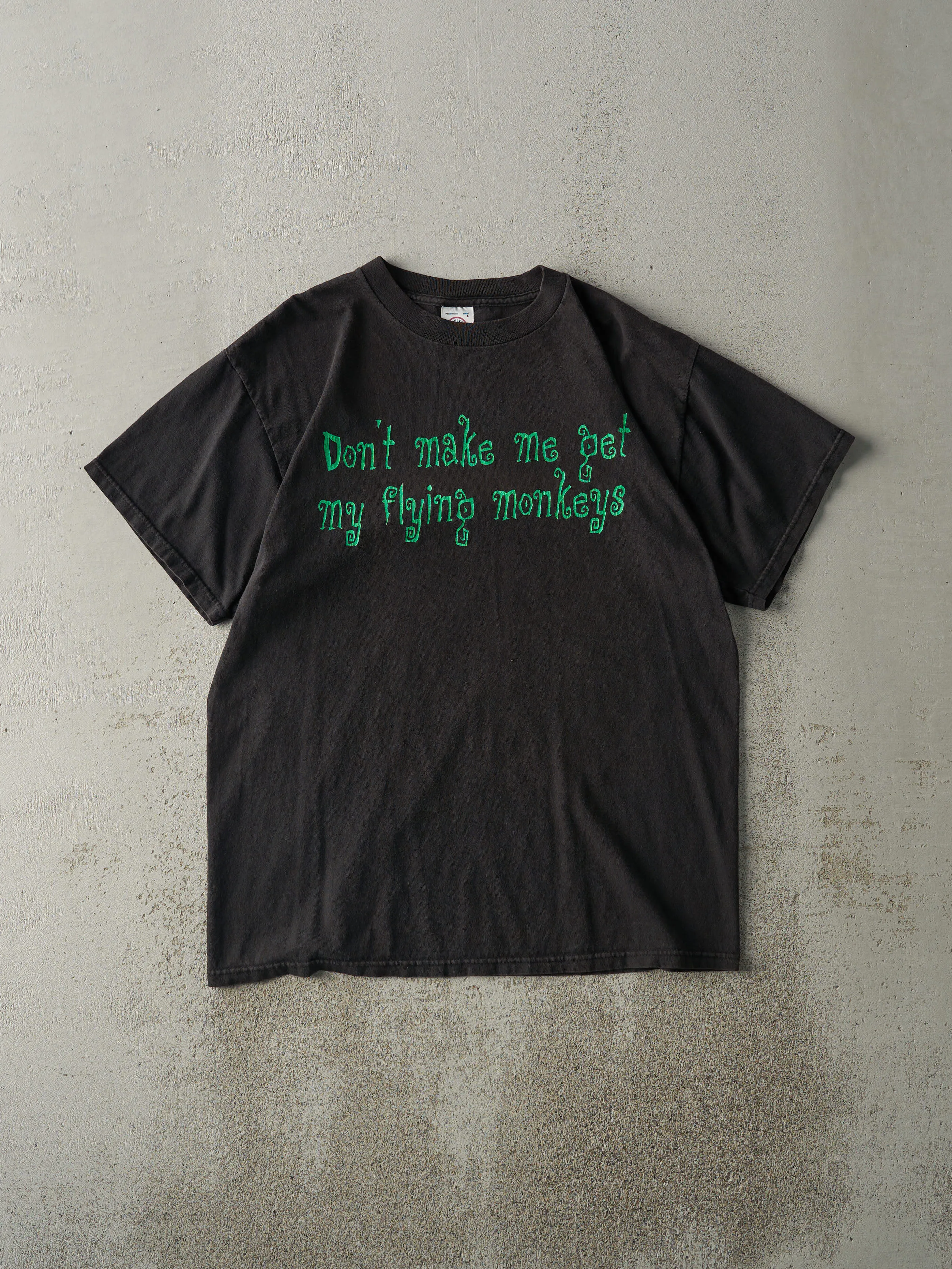 Vintage Y2K Black "Flying Monkeys" Tee (M) sold by Rebalance Vintage