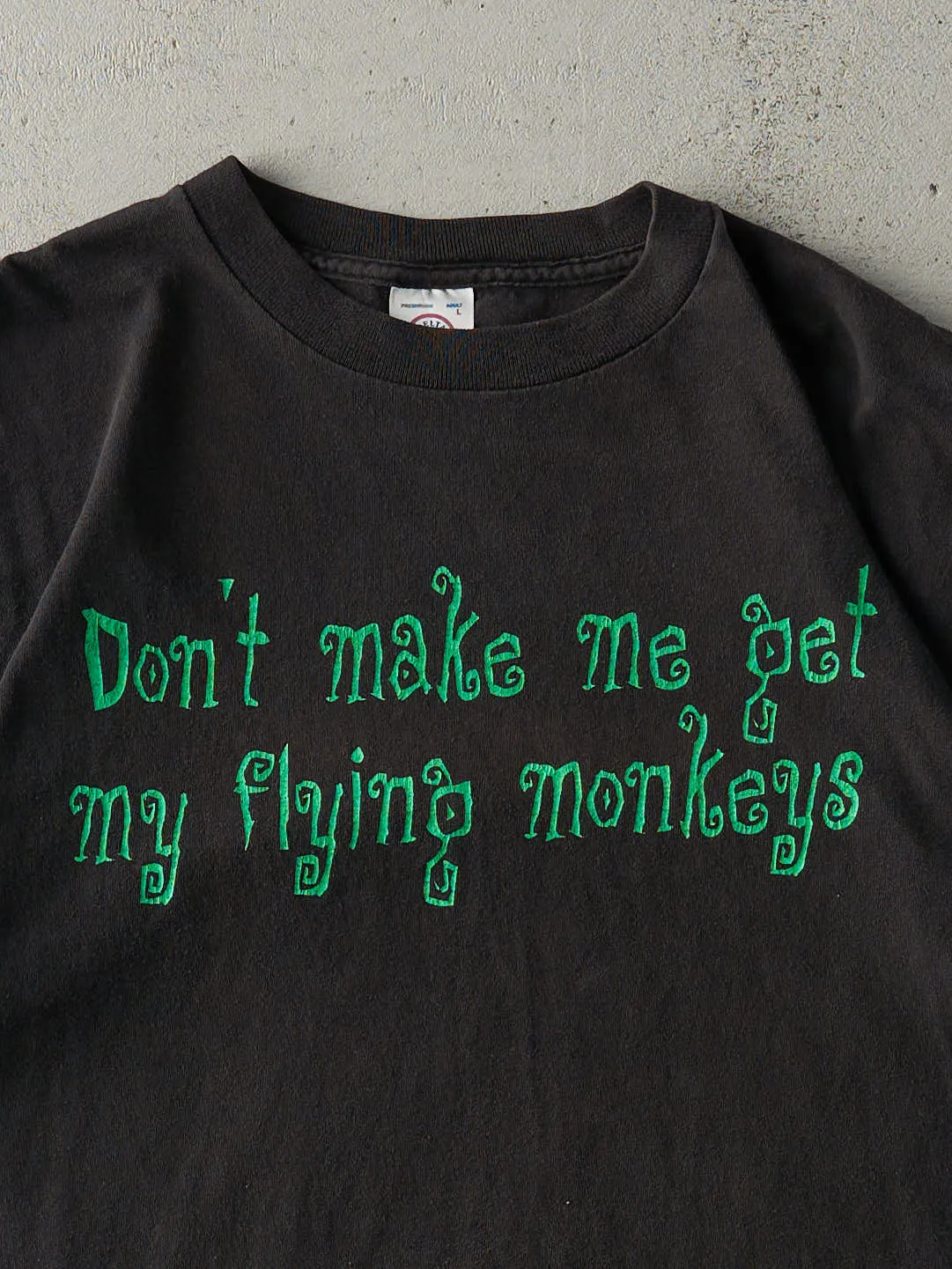 Vintage Y2K Black "Flying Monkeys" Tee (M) sold by Rebalance Vintage product image thumbnail 2