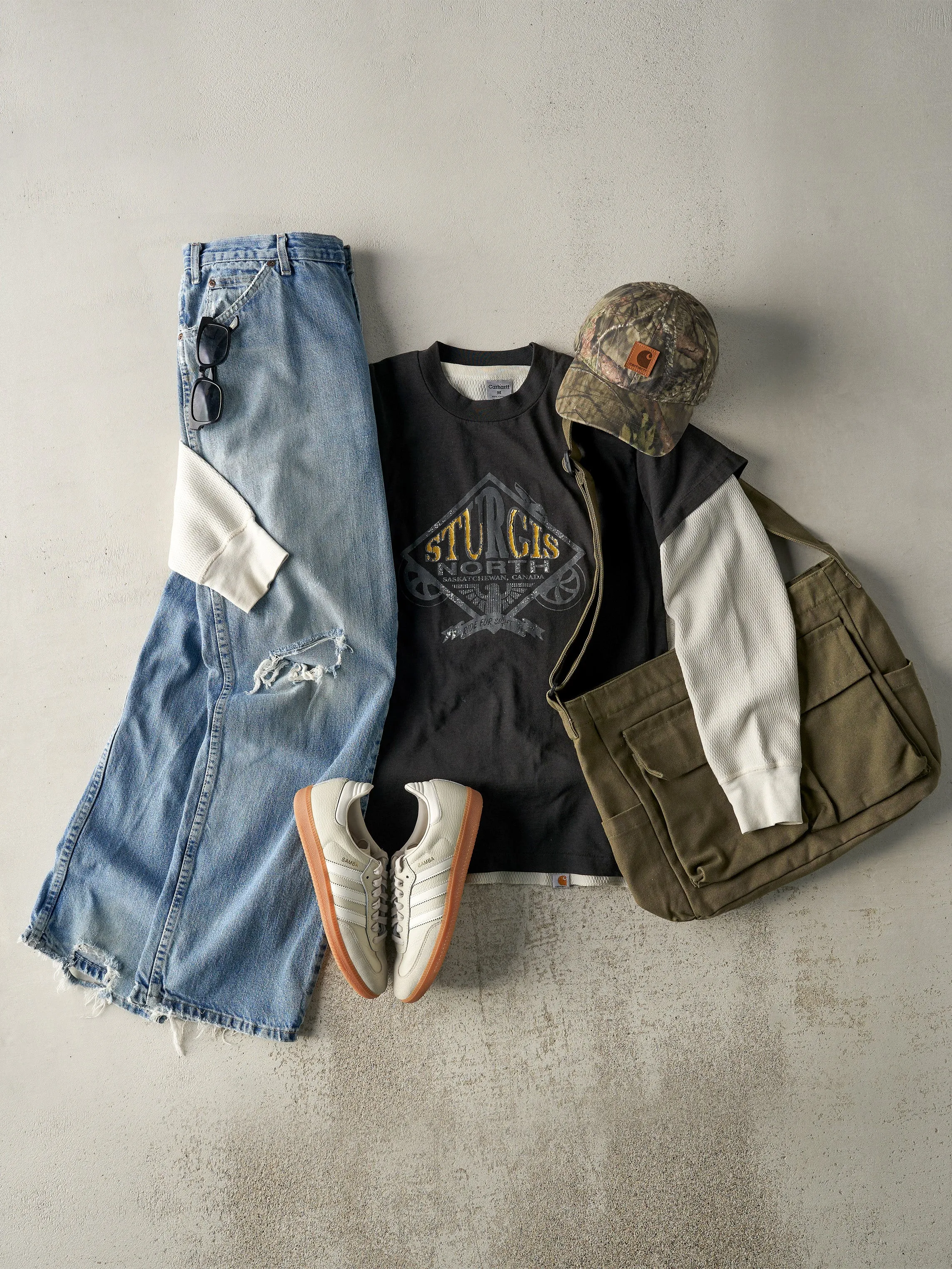 Vintage 94' Black Sturgis North Bike Rally Single Stitch Tee (S/M) sold by Rebalance Vintage product image thumbnail 2