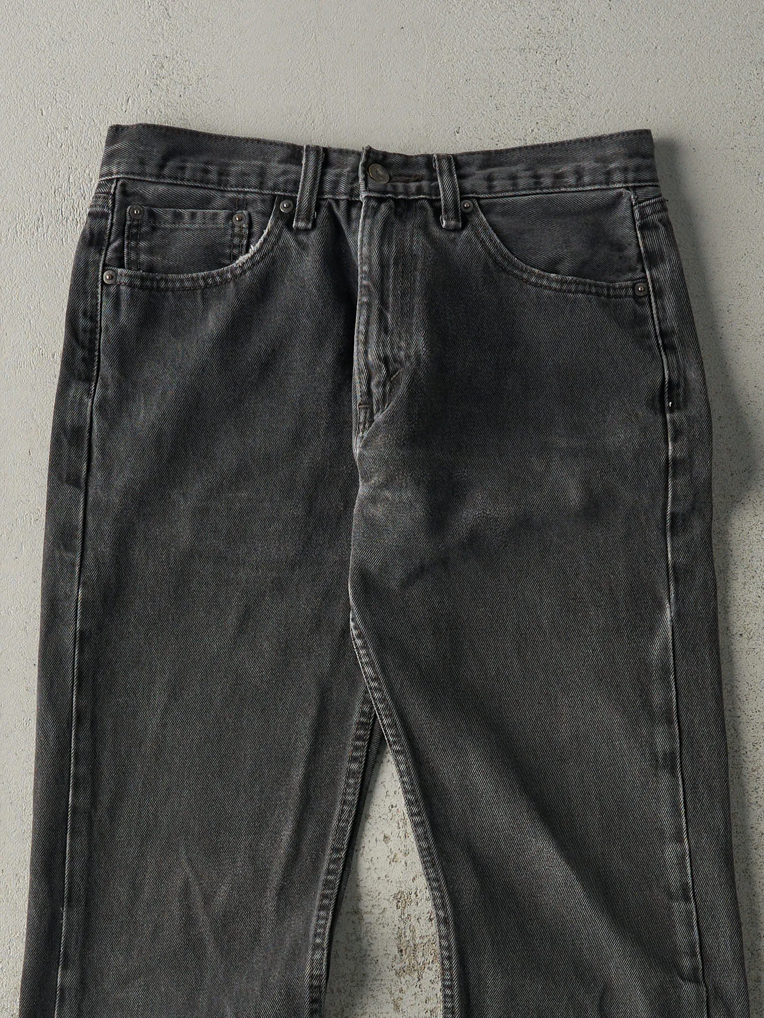 Vintage Y2K Faded Black Levi's 505 Denim Pants (31.5x30.5) sold by Rebalance Vintage product image thumbnail 4