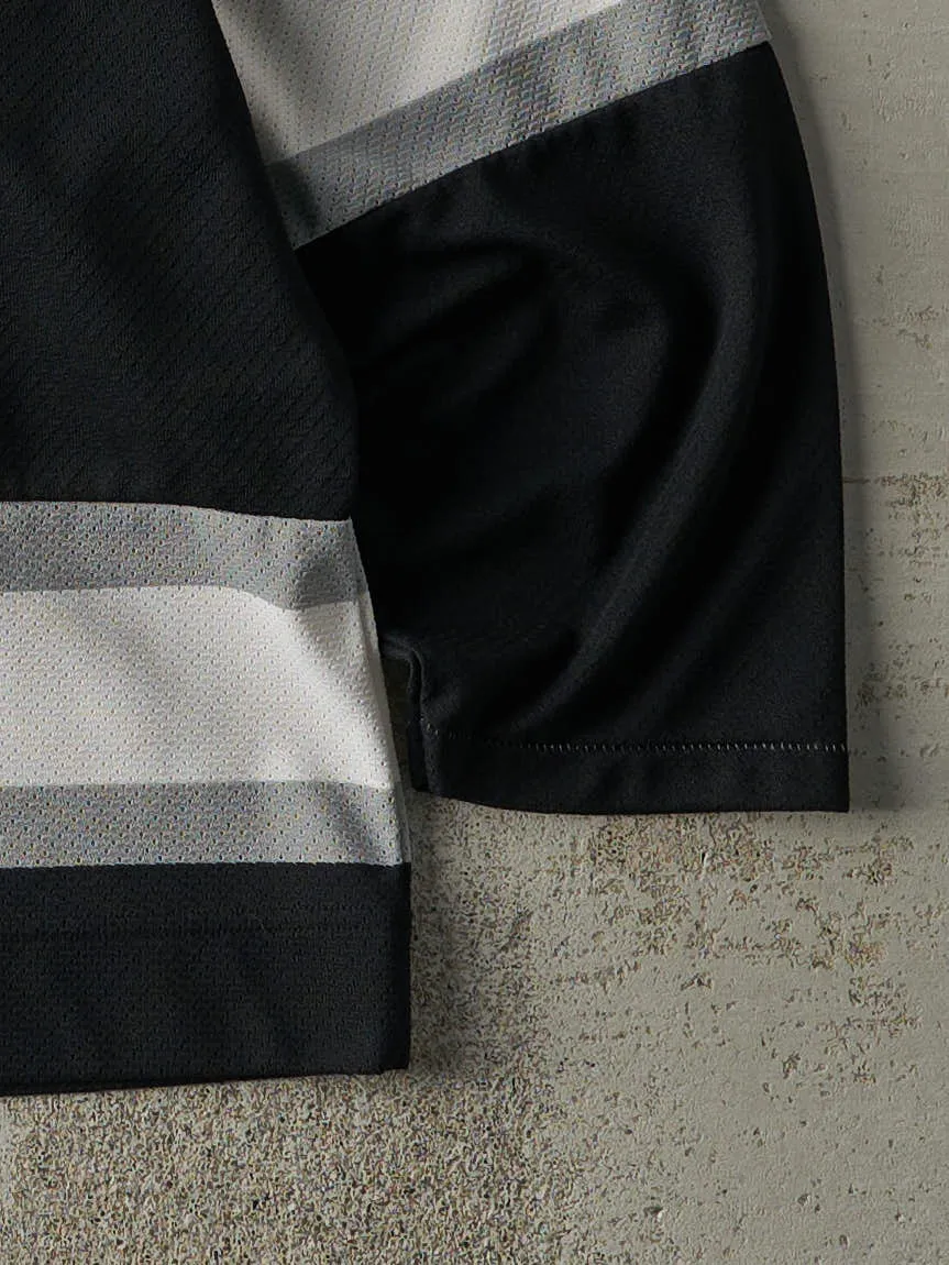 Vintage 90s Black, Grey & White Blank Hockey Jersey (S/M) sold by Rebalance Vintage product image thumbnail 4