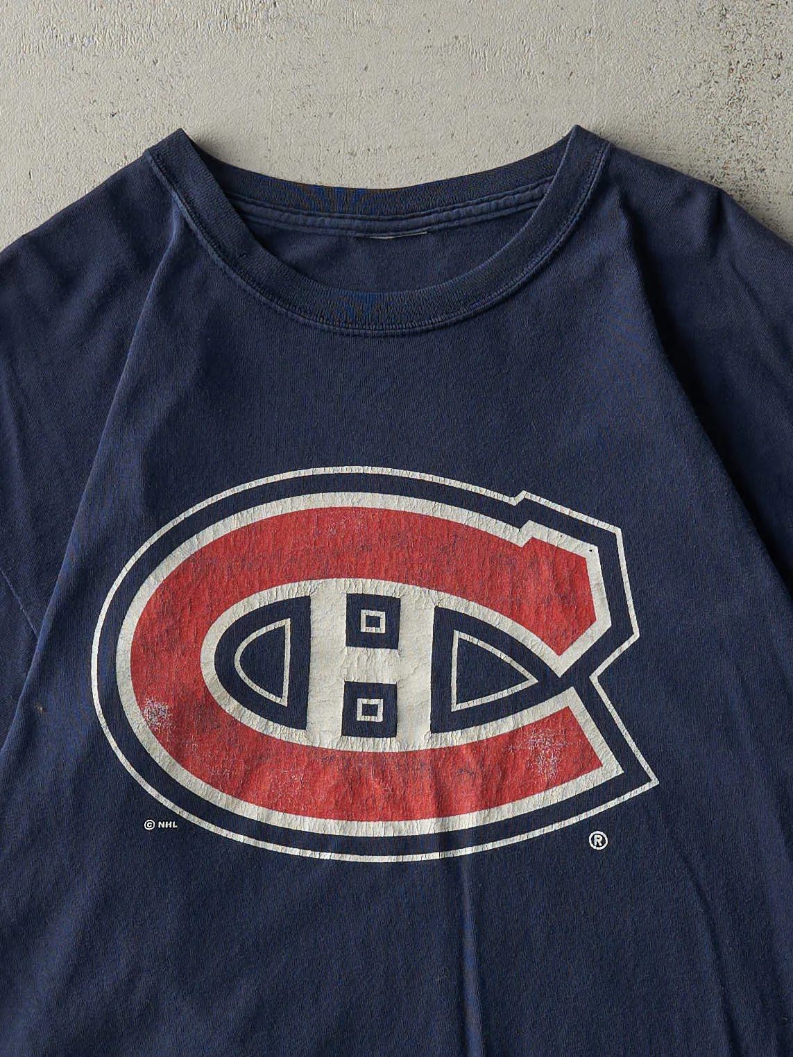Vintage Y2K Navy Blue Montreal Canadiens #13 Mike Cammalleri Tee (M) sold by Rebalance Vintage product image thumbnail 3