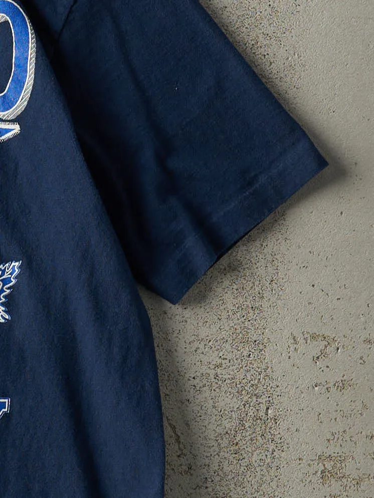 Vintage 93' Navy Blue Toronto Maple Leafs Stanley Cup History Tee (S) sold by Rebalance Vintage product image thumbnail 3