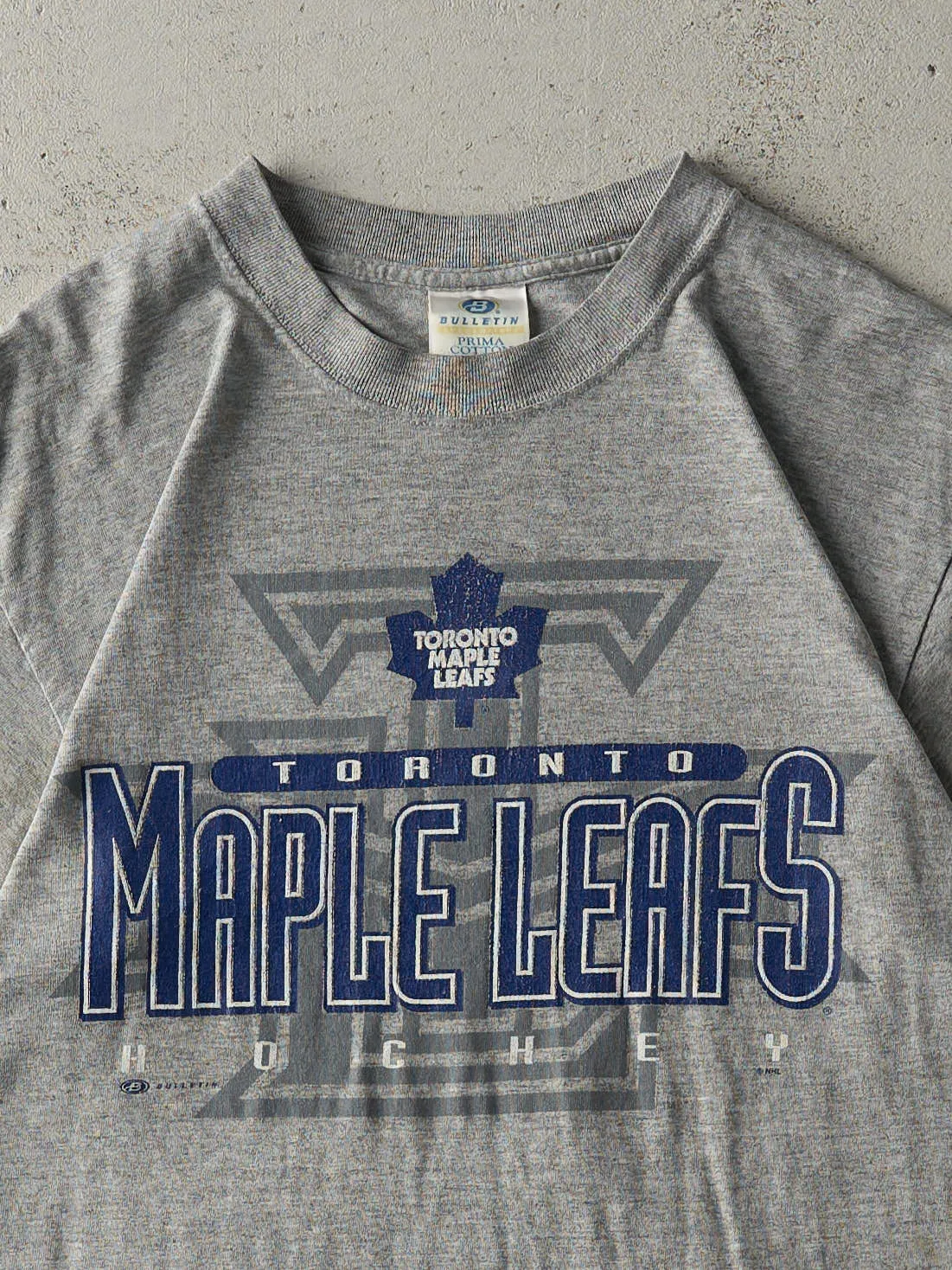 Vintage Y2K Grey Toronto Maple Leafs Tee (S/M) sold by Rebalance Vintage product image thumbnail 2