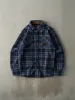 Vintage Y2K Blue Realtree Fleece Flannel Button Up (M) sold by Rebalance Vintage