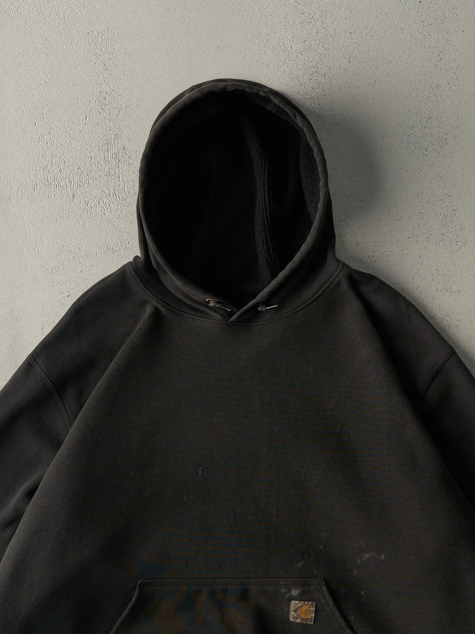 Vintage Y2K Black Carhartt Hoodie (XXL) sold by Rebalance Vintage product image thumbnail 2
