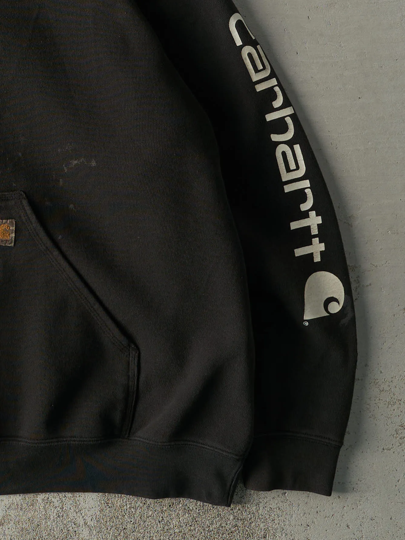 Vintage Y2K Black Carhartt Hoodie (XXL) sold by Rebalance Vintage product image thumbnail 3