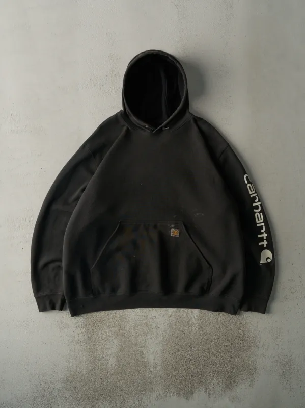 Vintage Y2K Black Carhartt Hoodie (XXL) sold by Rebalance Vintage