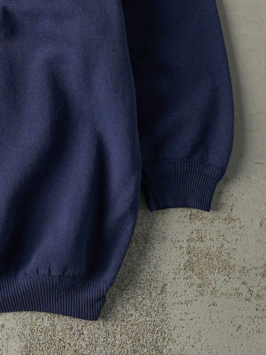 Vintage 90s Navy Blue Nevada Jeans Wear Crewneck (XL) sold by Rebalance Vintage product image thumbnail 3