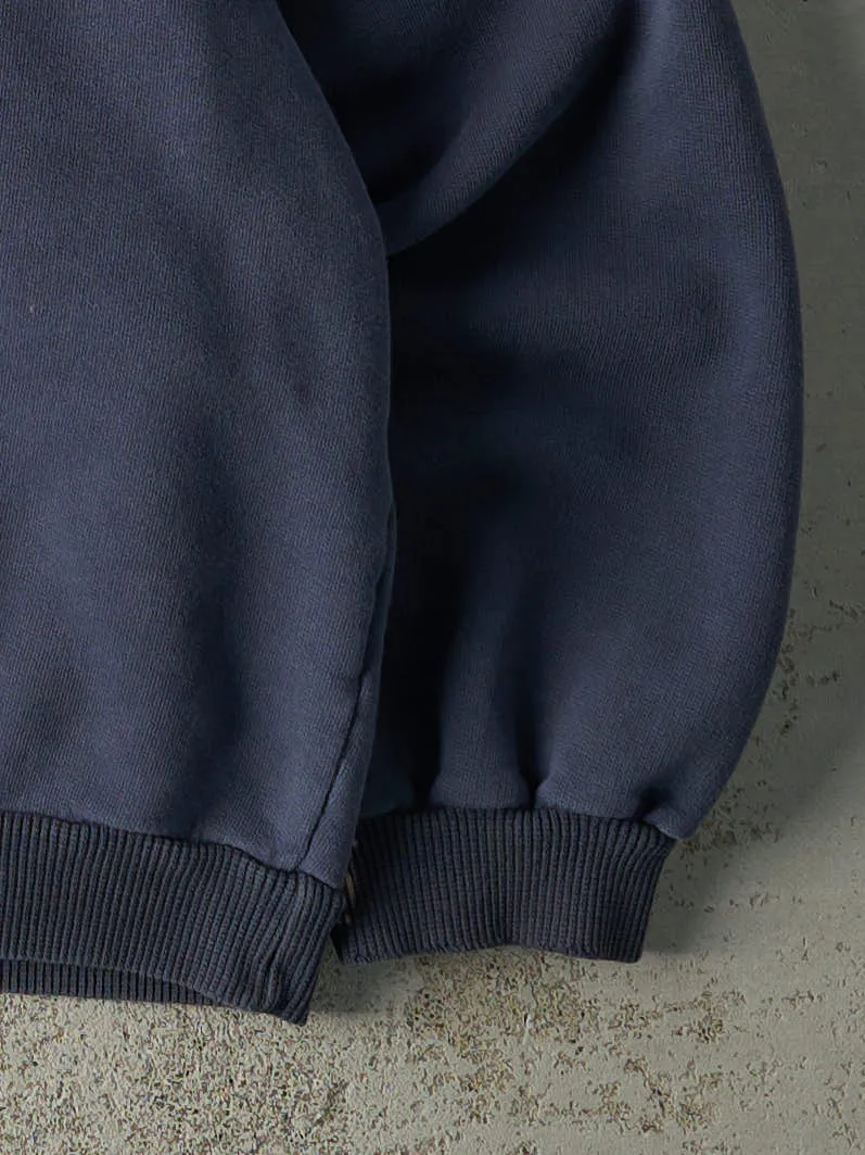 Vintage 90s Navy Blue Navy Boxy Crewneck (M) sold by Rebalance Vintage product image thumbnail 3
