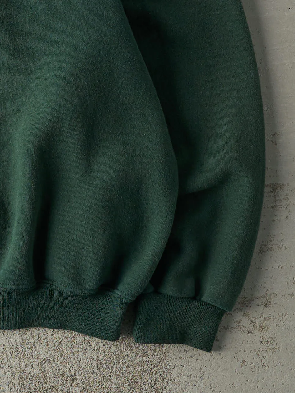 Vintage 90s Green Blank Crewneck (XXL) sold by Rebalance Vintage product image thumbnail 3