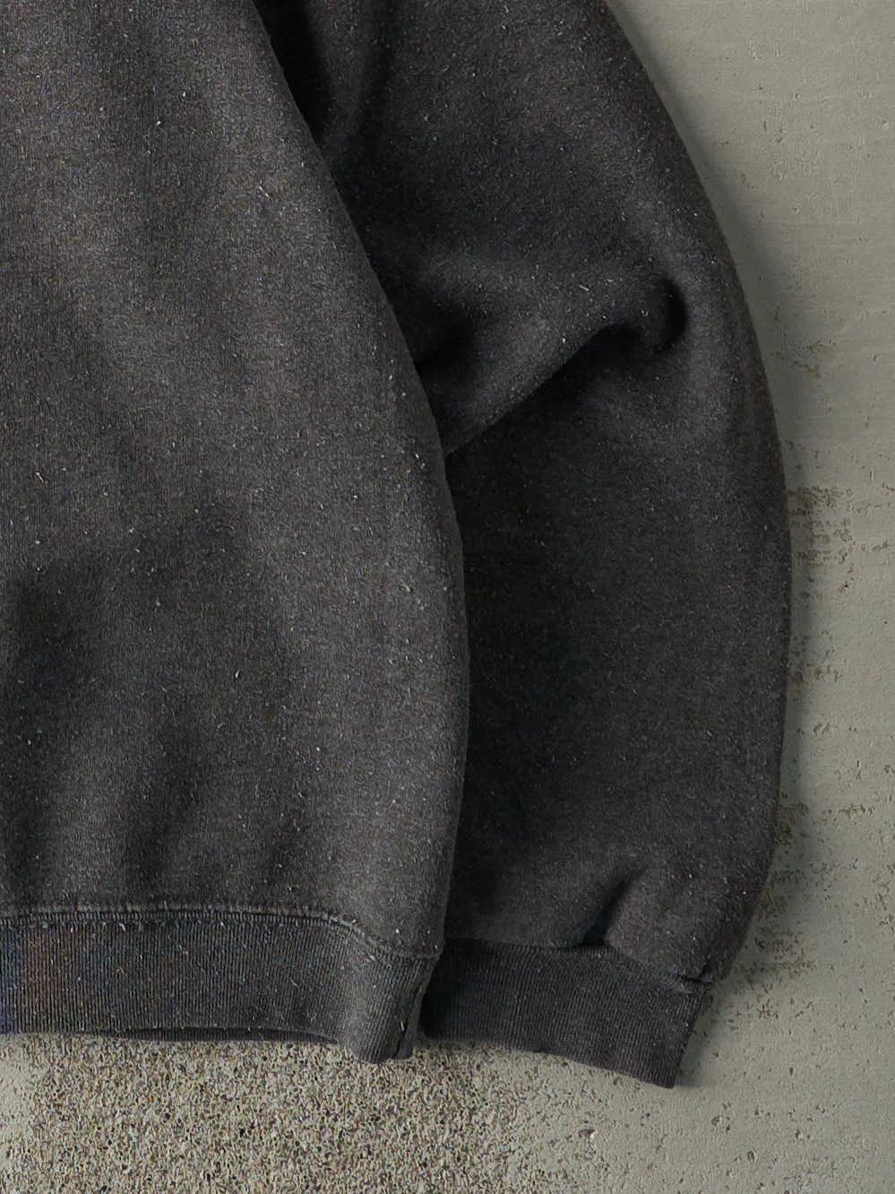 Vintage 90s Charcoal Grey Blank Crewneck (L) sold by Rebalance Vintage product image thumbnail 3