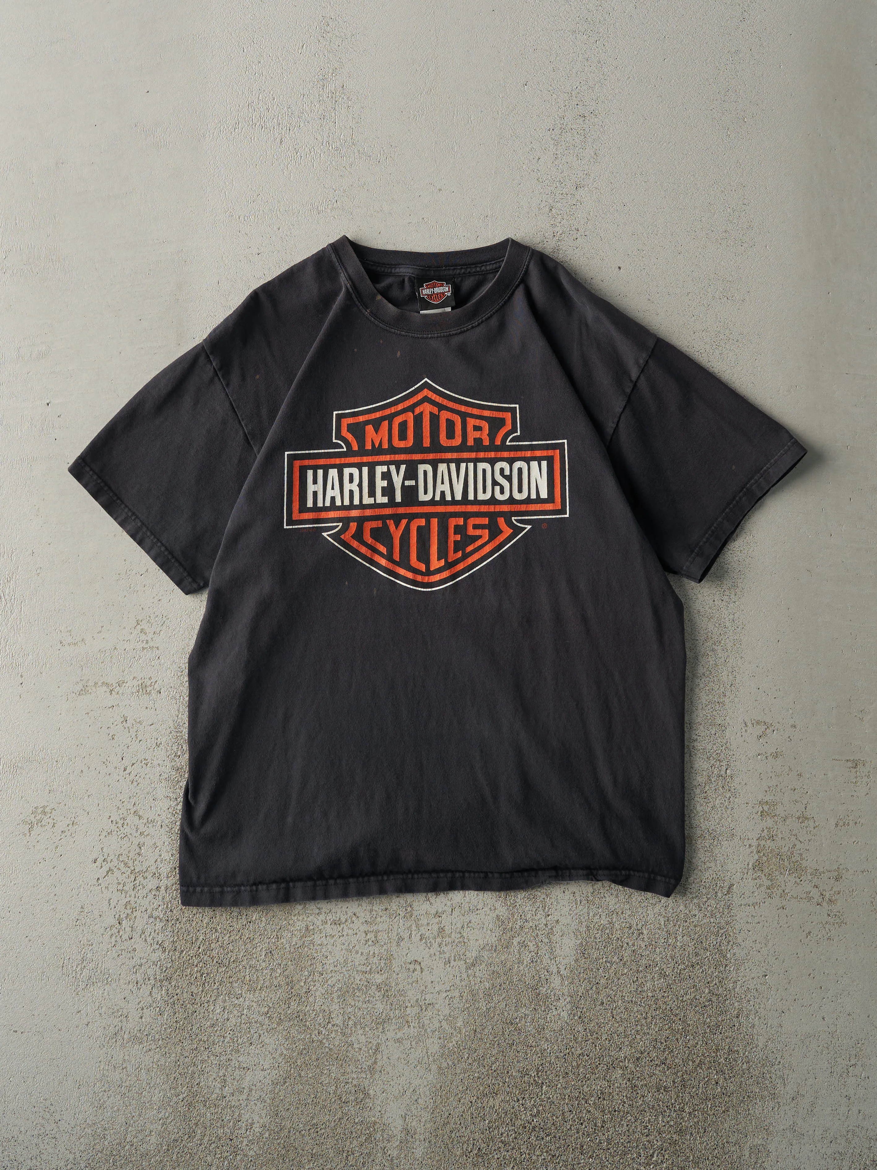 Vintage 07' Black Coeur D'Alene ID Harley Davidson Tee (M) sold by Rebalance Vintage product image thumbnail 2