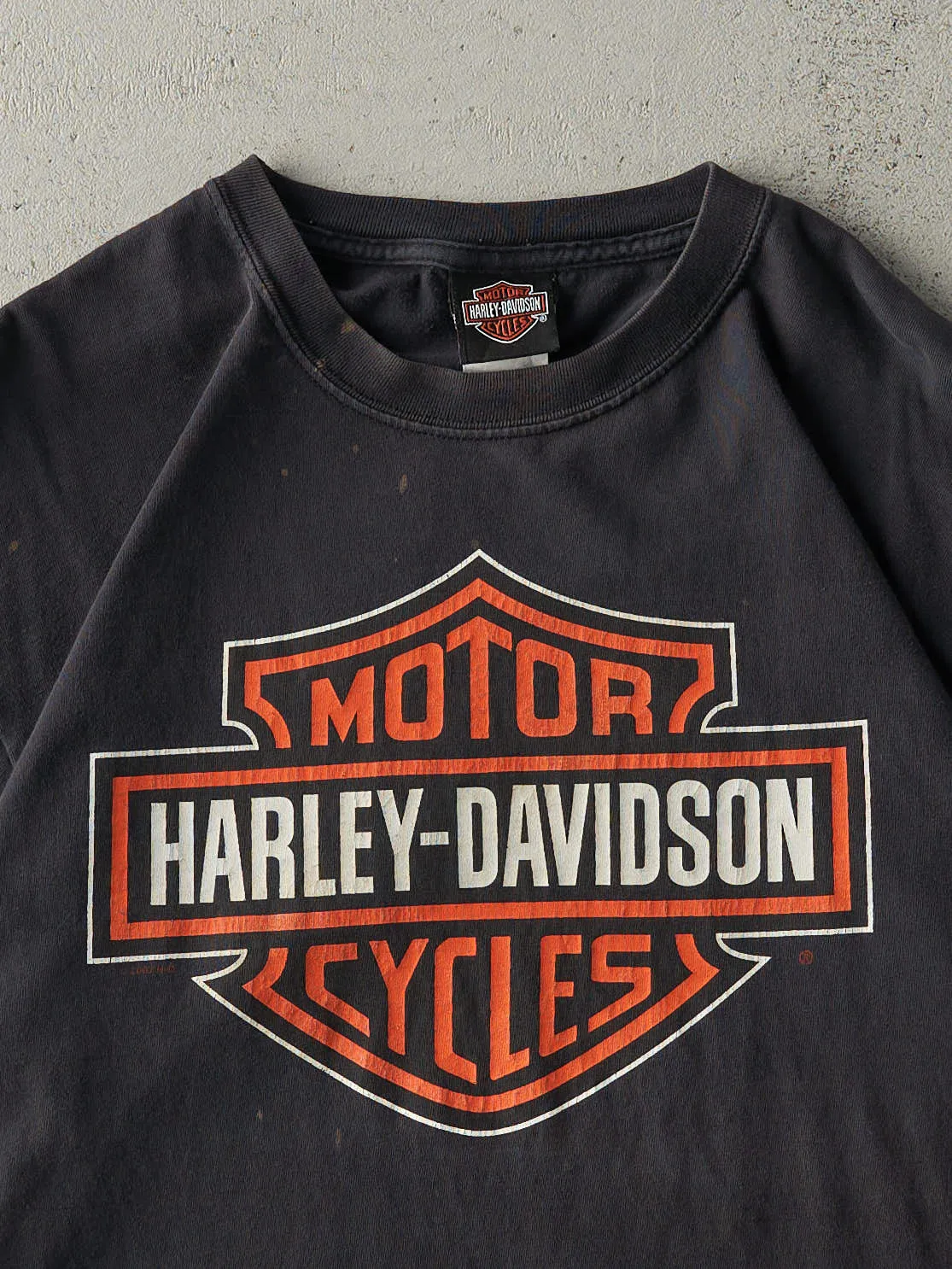 Vintage 07' Black Coeur D'Alene ID Harley Davidson Tee (M) sold by Rebalance Vintage product image thumbnail 3