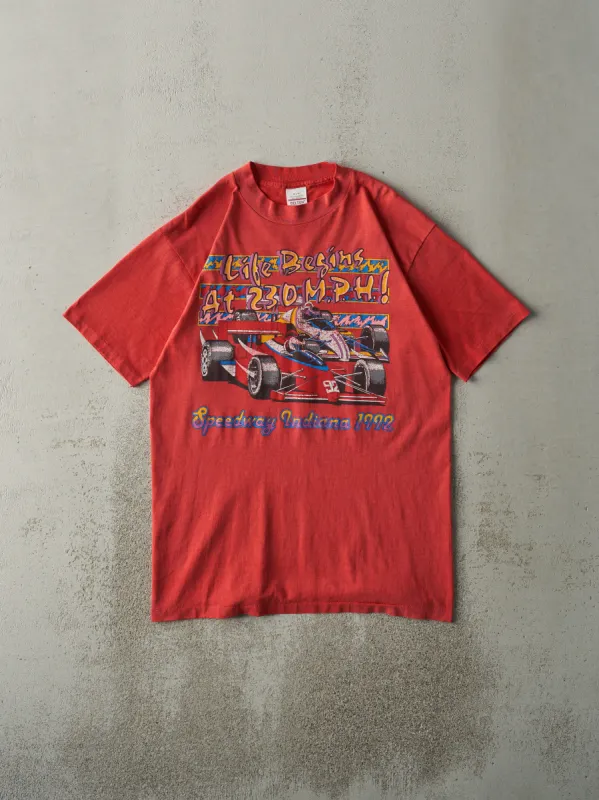 Vintage 92' Red Indiana Speedway Racing Single Stitch Tee (M/L) sold by Rebalance Vintage