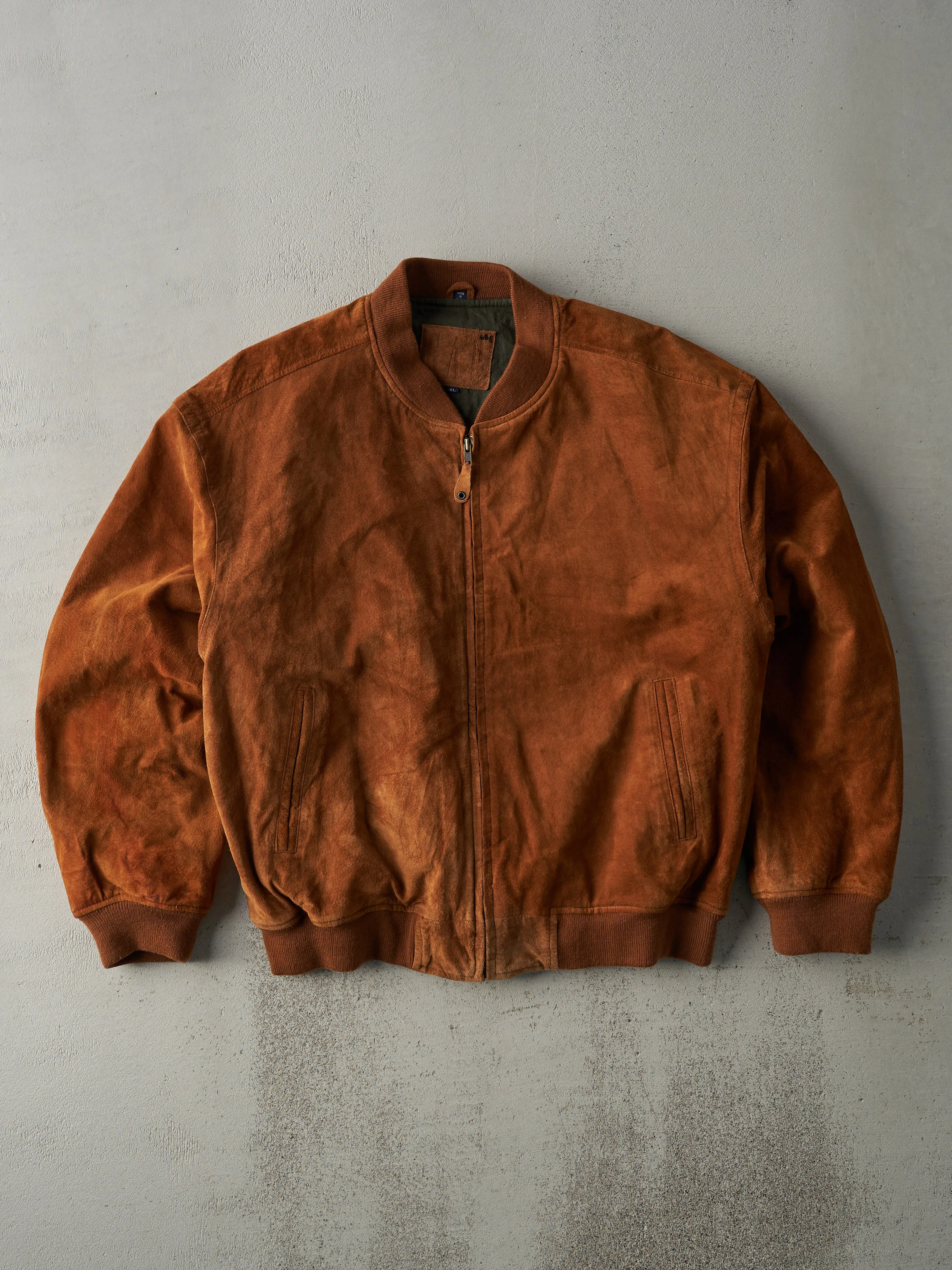 Vintage 80s Brown Gap Suede Jacket (XL) sold by Rebalance Vintage