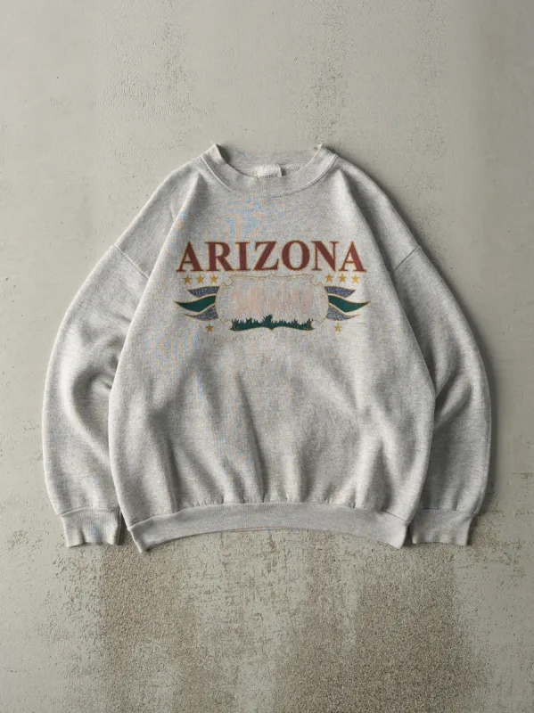 Vintage 90s Heather Grey Arizona Crewneck (L) sold by Rebalance Vintage