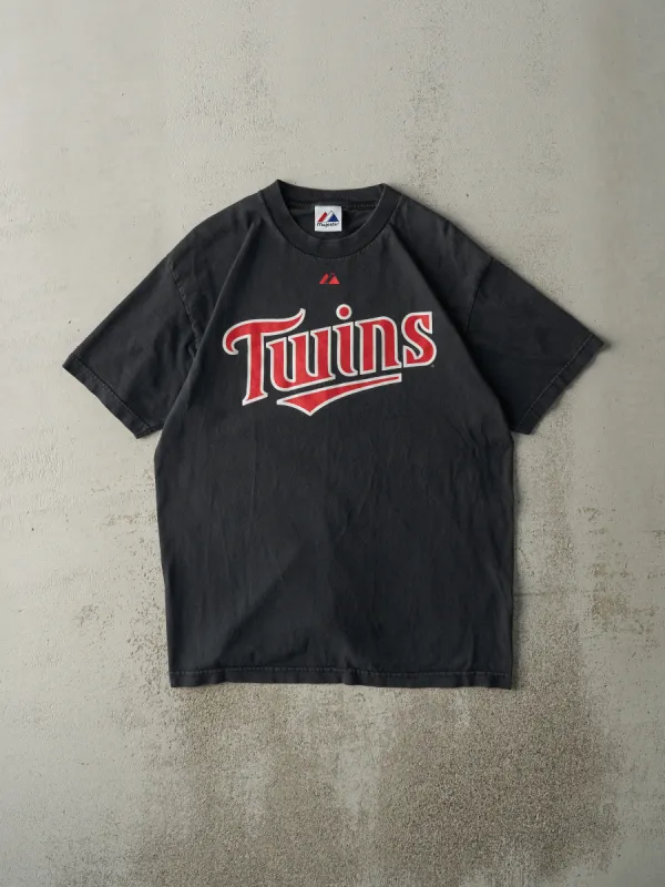 Vintage 10' Black Minnesota Twins #7 Joe Mauer Player Tee (M) sold by Rebalance Vintage