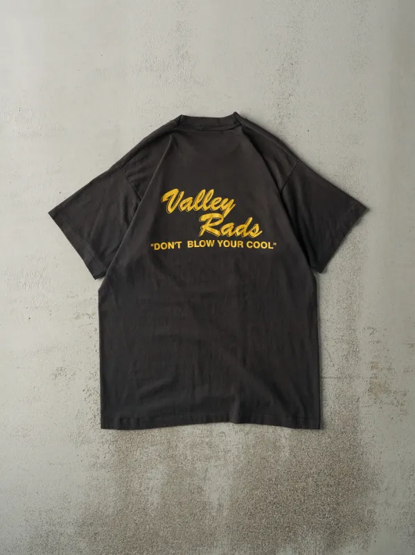 Vintage 90s Black Valley Radiators Single Stitch Tee (M) sold by Rebalance Vintage