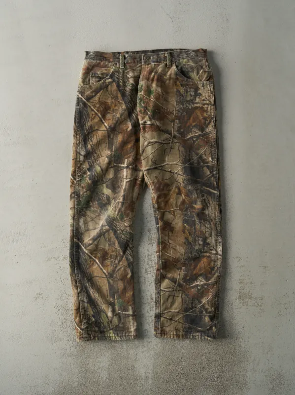 Vintage Y2K Camo Wrangler Realtree Fleece Lined Pants (35.5x31) sold by Rebalance Vintage