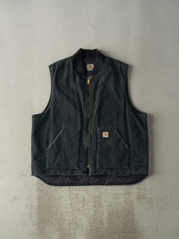 Vintage Y2K Dark Green Carhartt Vest (XL) sold by Rebalance Vintage