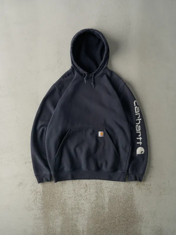 Vintage Y2K Navy Blue Carhartt Hoodie (M/L) sold by Rebalance Vintage