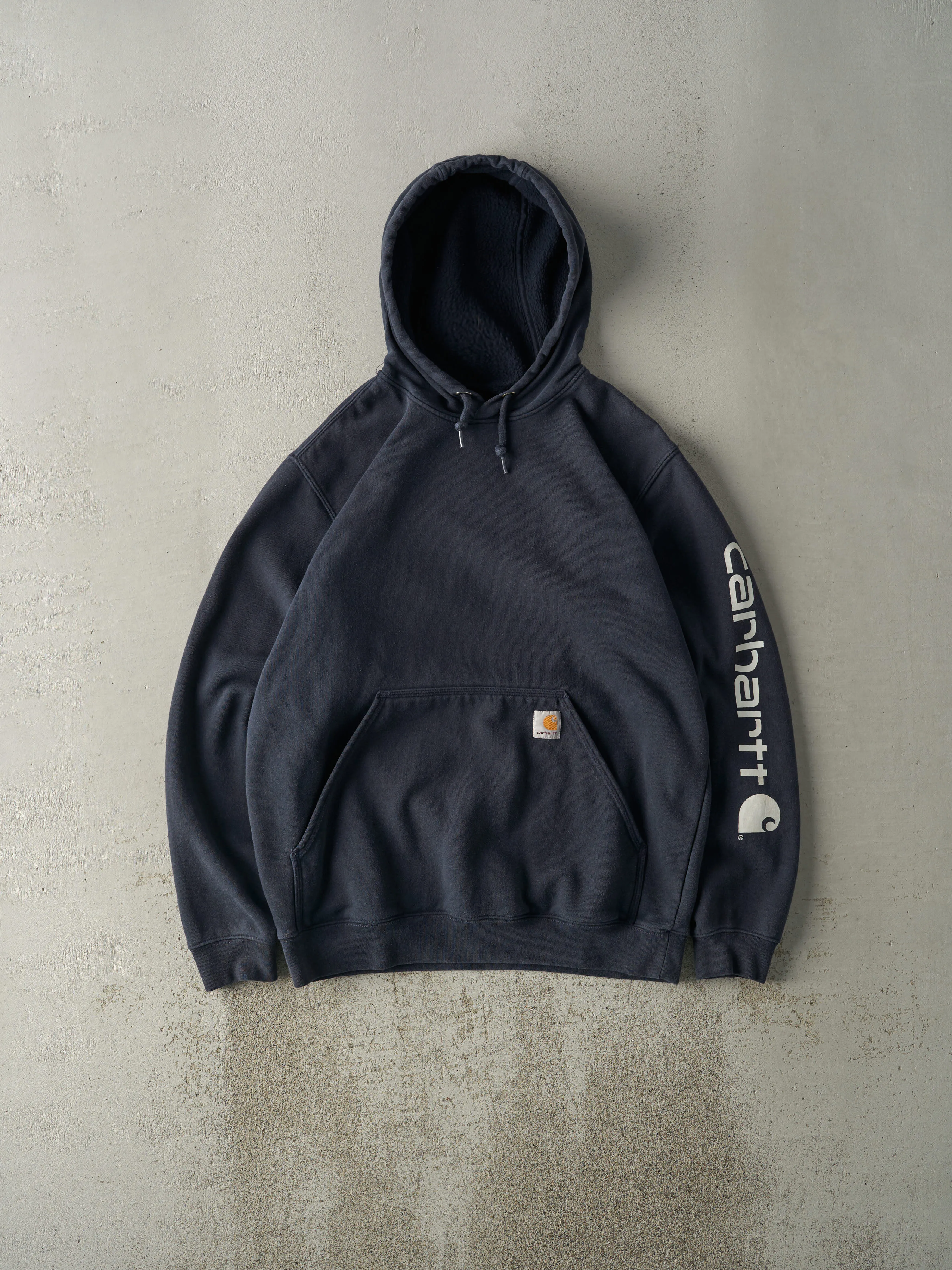 Vintage Y2K Navy Blue Carhartt Hoodie (M/L) sold by Rebalance Vintage