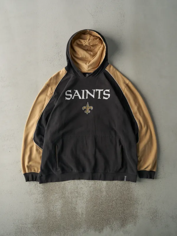 Vintage Y2K Black & Beige New Orleans Saints Hoodie (XXL) sold by Rebalance Vintage
