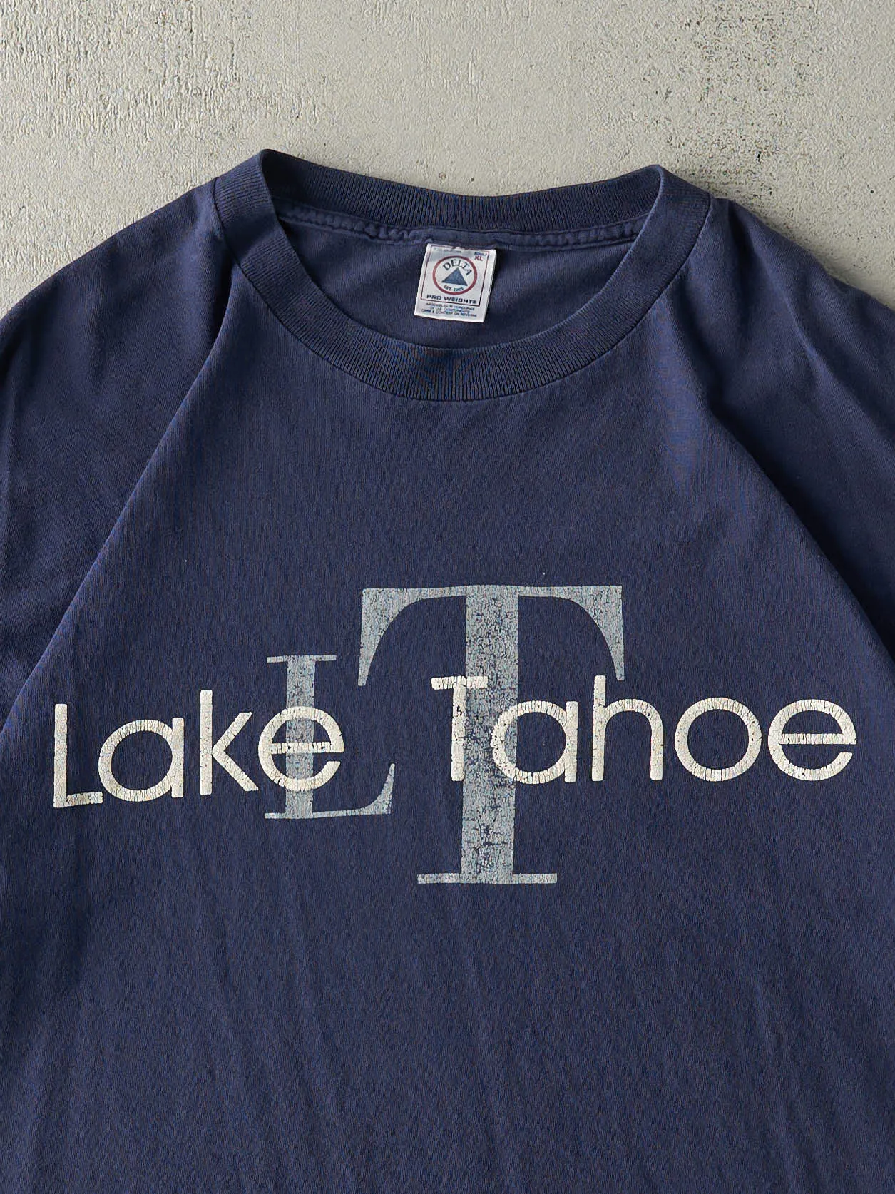 Vintage 90s Navy Blue Lake Tahoe Tee (L) sold by Rebalance Vintage product image thumbnail 2