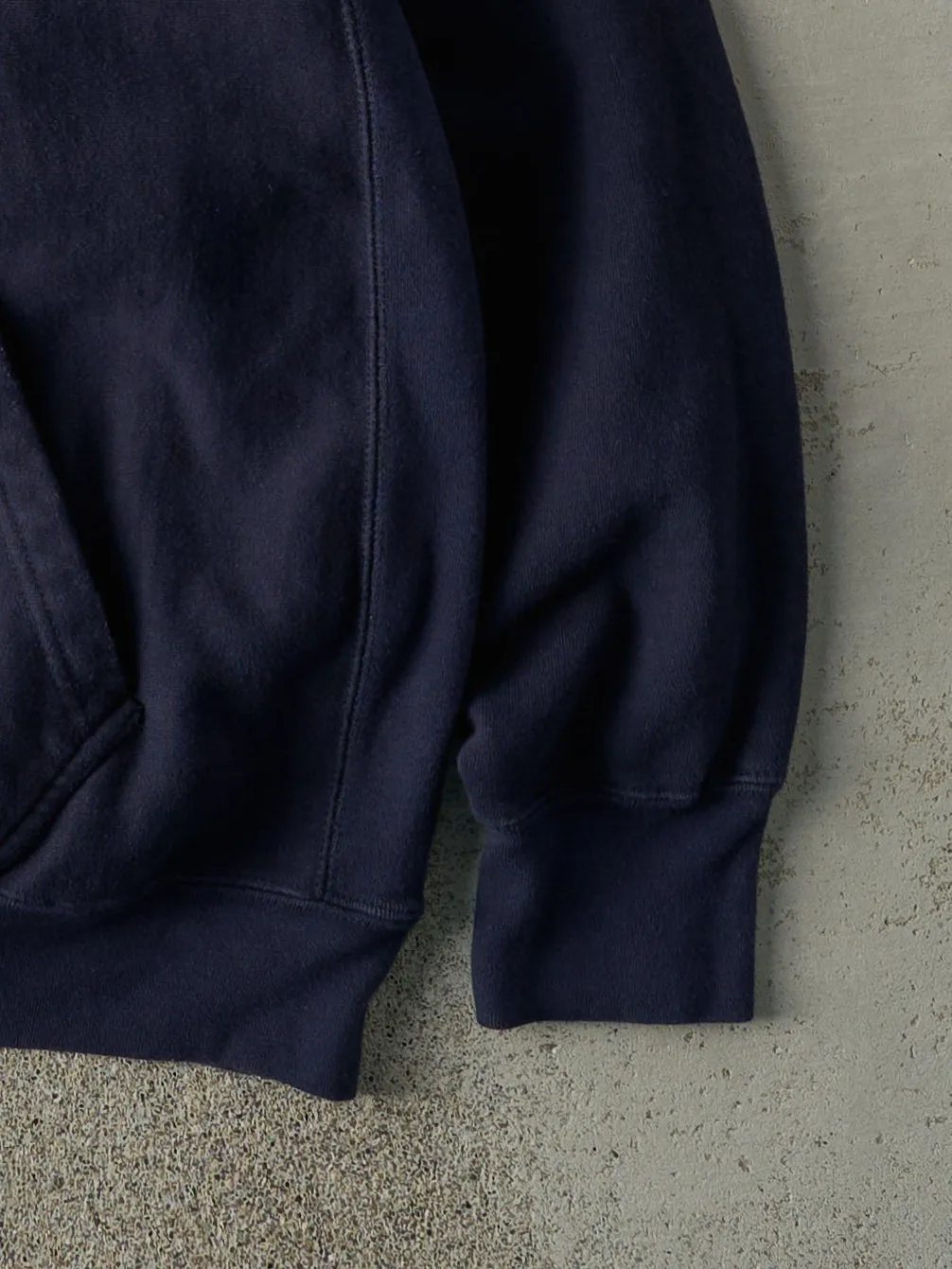 Vintage Y2K Navy Blue University of Michigan Hoodie (XL) sold by Rebalance Vintage product image thumbnail 3