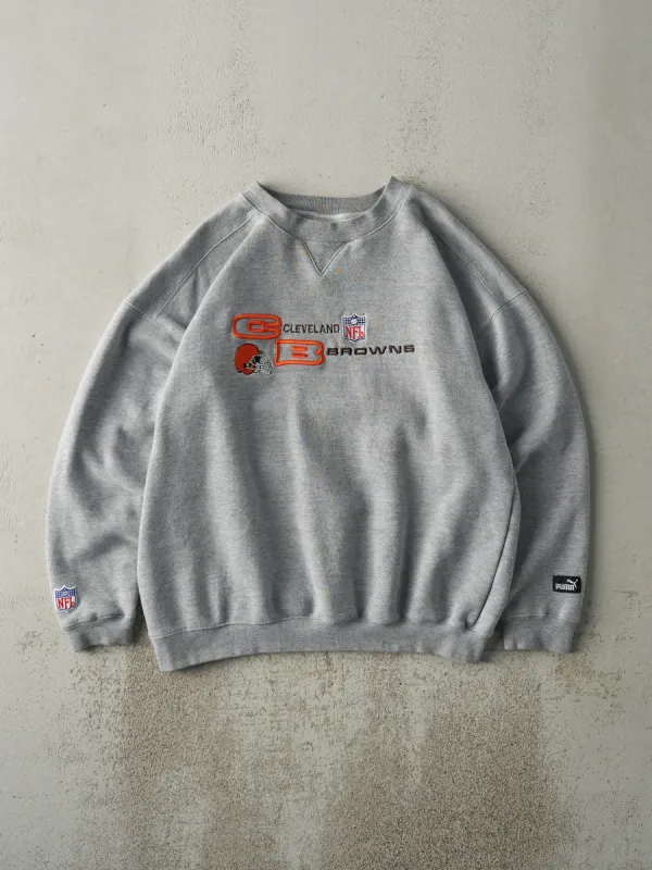 Vintage Y2K Embroidered Cleveland Browns Crewneck (L) sold by Rebalance Vintage