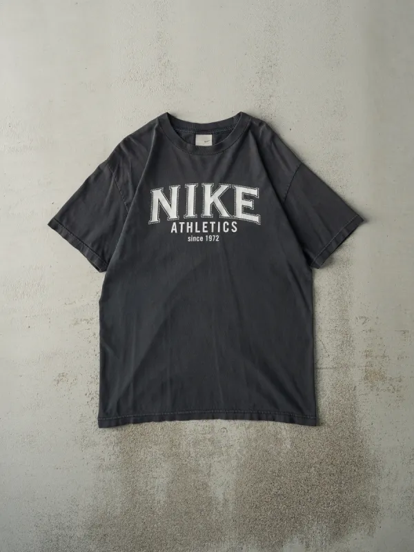 Vintage Y2K Faded Black Nike Athletics Tee (M) sold by Rebalance Vintage